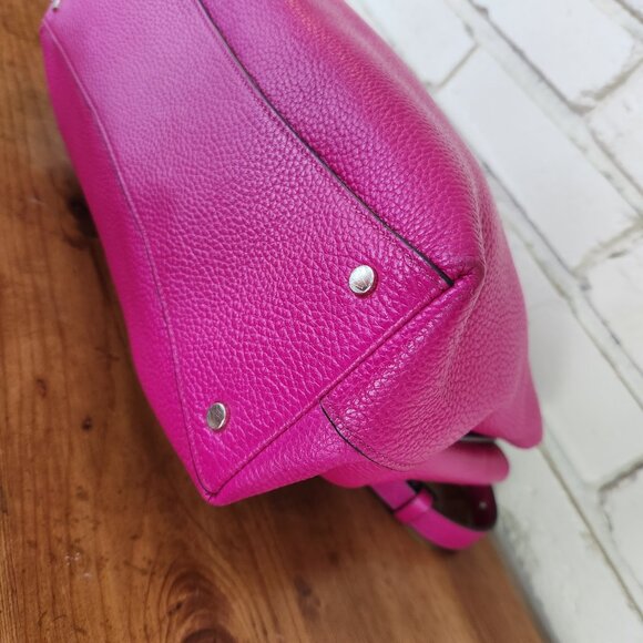 Kate Spade Aubrey Chain Magenta Leather Shoulder Bag - Picture 9 of 14